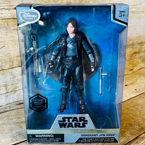 Disney Star Wars Elite Series 7” Sergeant Jyn Erso Metallic Action Figure - Picture 1 of 7